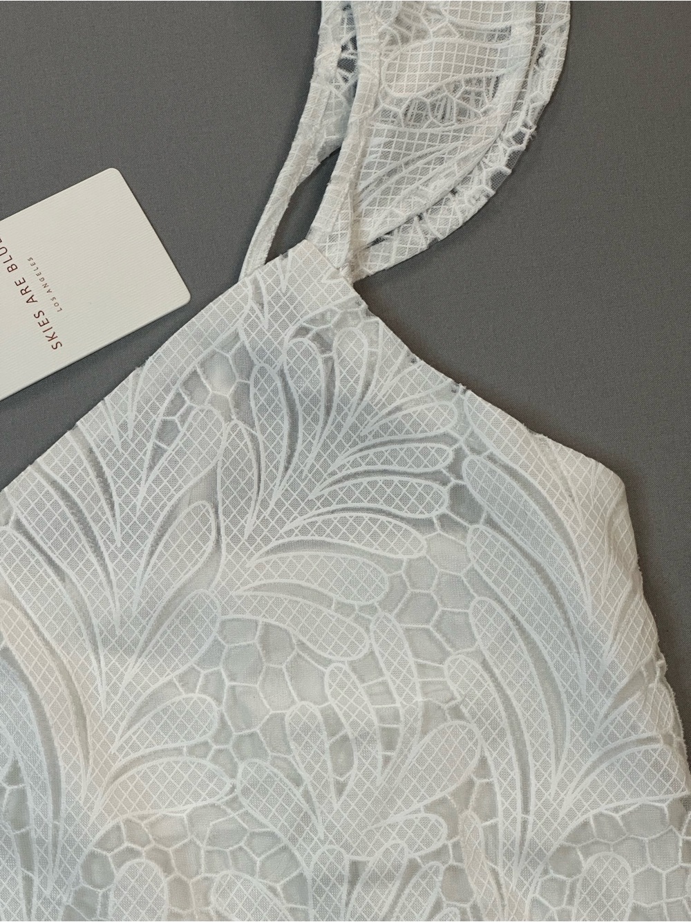 NWT Skies Are Blue Floral Lace Camisole w/ Ruffle Detail Straps - Women Medium - Picture 12 of 16